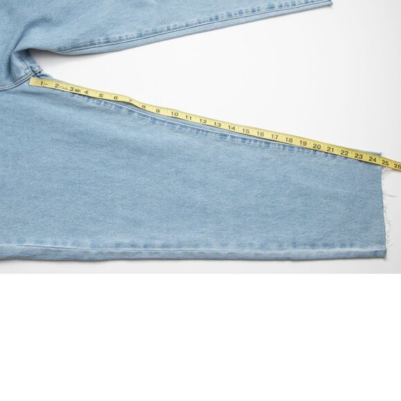 ABrand 94 High Slim Jeans Walkaway Denim Light Blue Size 32 Petite New - Picture 7 of 8
